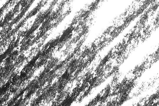 Dark Diagonal Grunge Brush Texture on Transparent PNG