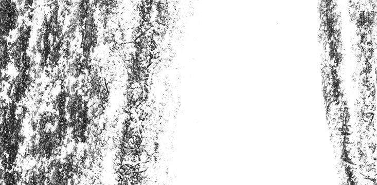 Vertical Oil Pastel Texture Isolated on Transparent Background