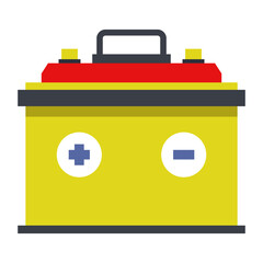 Fototapeta premium Car battery