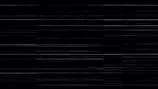 analog TV static noise and glitch distortion overlay for Television static texture for glitch interference. 4k video