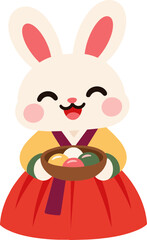 노란합복 토끼 © 레몬레