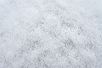 Obraz premium Fresh White Snow Texture Overhead Full Frame Background.
