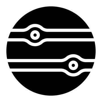 jupiter glyph icon