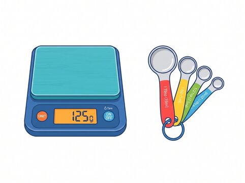 Digital Kitchen Scale for Food Measurement