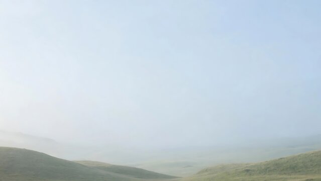 mountain landscape with clouds