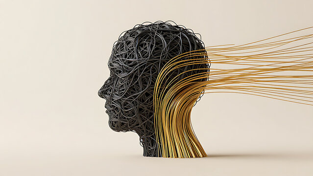 human head with question mark