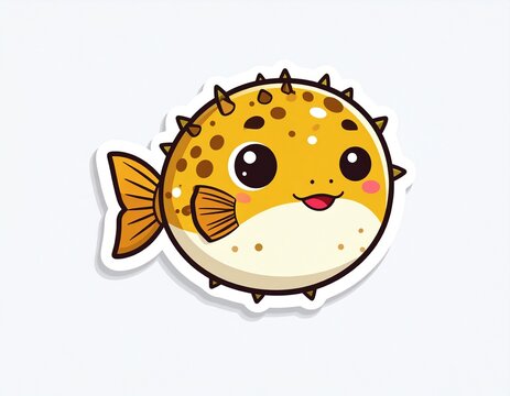 pufferfish sticker