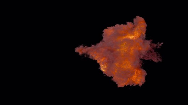 VFX Fire and Muzzle Flash | Alpha, Depth, Normal Pass | Topview