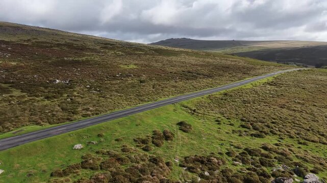 Road to Merrivale on Dartmoor