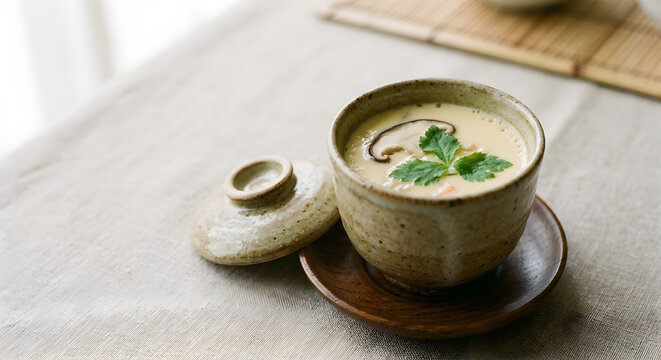 Japanese Chawanmushi Savory Steamed Egg Custard