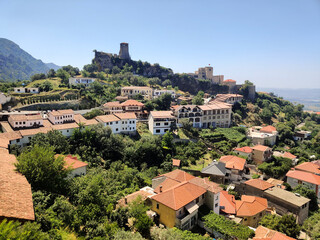 Obraz premium Kruje town castle Albania
