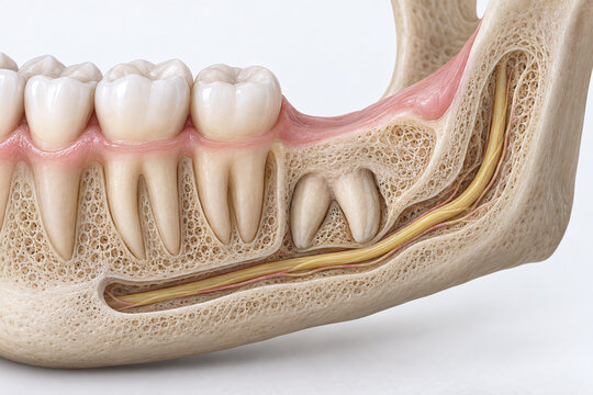 Coronectomy With Retained Molar Roots Protecting Mandibular Nerve