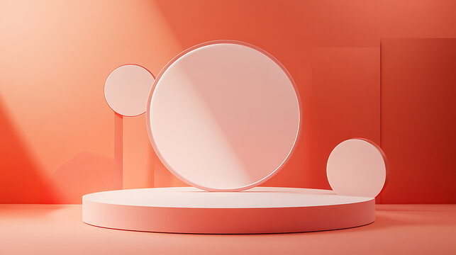 Abstract 3D Geometric Backgrounds & Minimalist Shapes for Adobe Stock: High-Resolution Pastel Colored Circles, Lines, Curves and Modern Graphic Design Elements