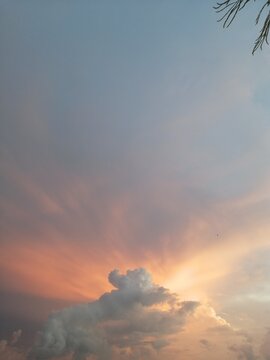 Atardecer naranja 