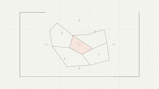 Voronoi Cell Partitioning on Coordinate Grid