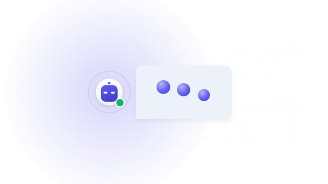Animated Chat Bubble Typing Indicator