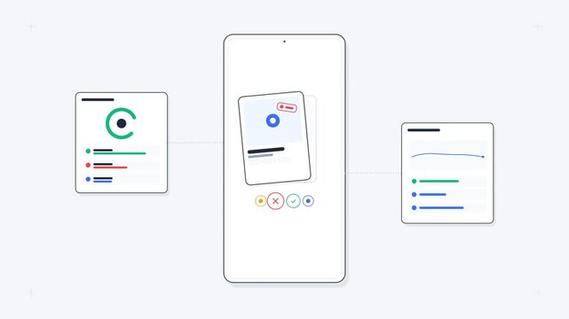 Mobile Software Interface Navigation Layout