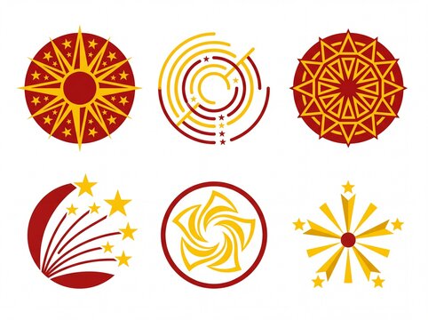 Set of Abstract Star Symbols