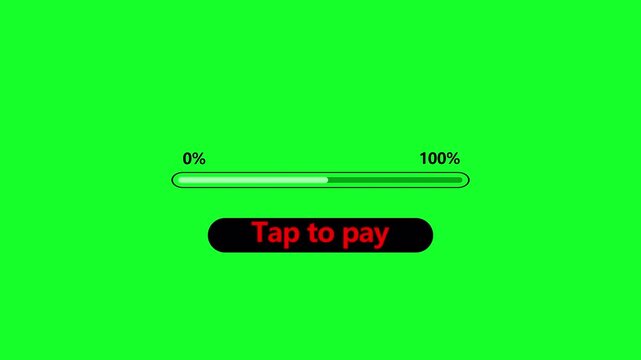 Animated Payment failure animation in 4K animation with alpha channel loading progress bar stop payment failure error animated on transparent background  payment failed animation 
