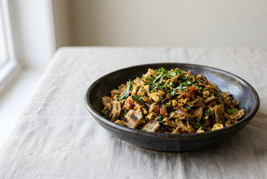 Kothu Parotta South Indian Chopped Flatbread Stir Fry
