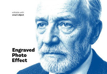 Engraved Photo Effect