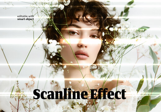 Scanline Photo Effect