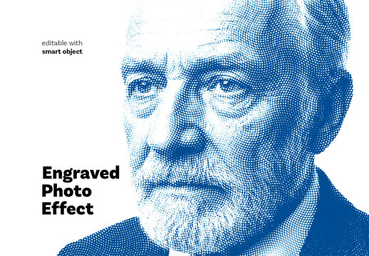 Engraved Photo Effect