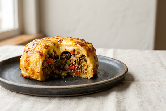 Curacao Keshi Yena Baked Stuffed Cheese Dish