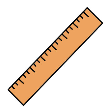 ruler isolated on white