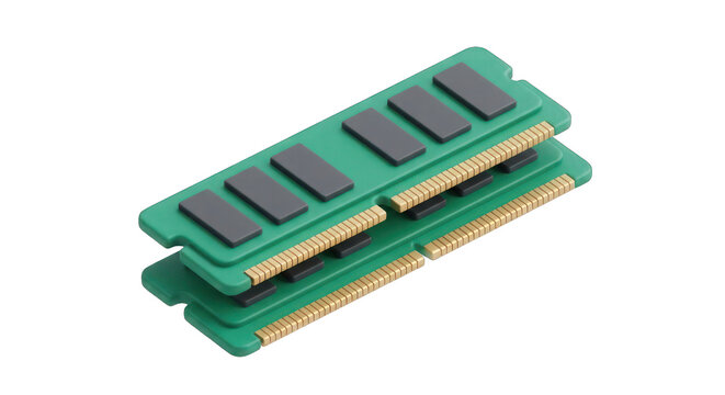 Computer RAM Modules Stacked - Digital Memory Upgrade