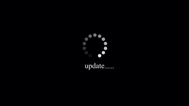Loading update icon spinner circular progress design