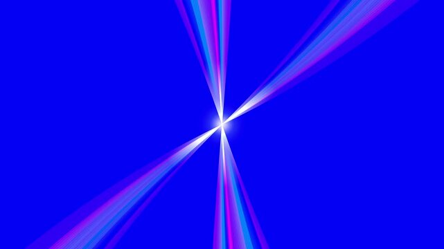 Abstract blue background with radiating light beams