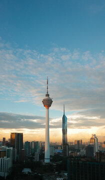 Kuala Lumpur Skyline sunrise. Malaysia