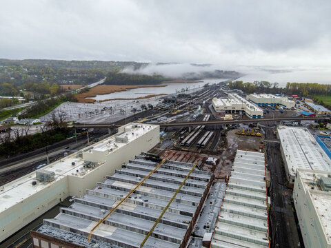 Brewster/Southeast Yard industrial complex aerial view