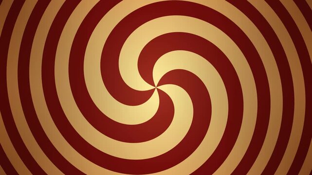 oriental red and gold hypnotic swirling background video loop