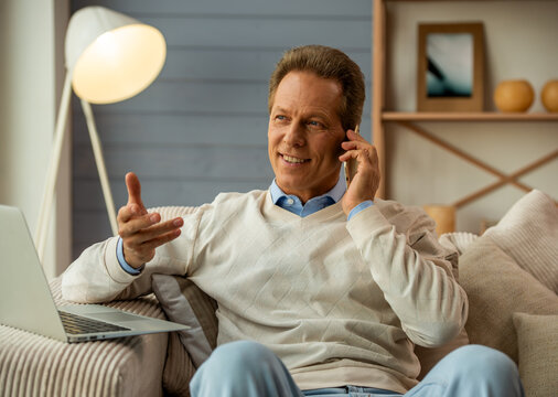 Successful Remote Businessman.