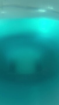 Abstract turquoise blue gradient background modern smooth blur