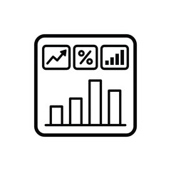 Obraz premium Dashboard with charts and graphs representing financial data and performance metrics.