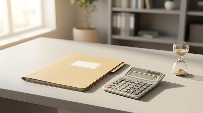 Bankruptcy chapter paperwork and calculator on a desk representing financial planning and liquidation
