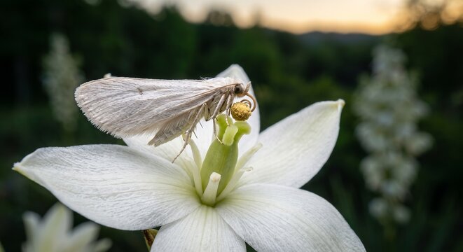 絶対送粉共生関係の奇跡 &mdash; 特定の花を受粉させる昆虫のマクロ生態写真