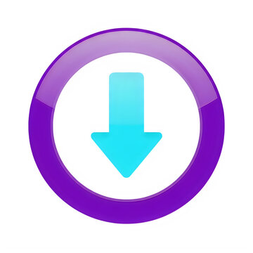 Purple circle with a white downward arrow icon