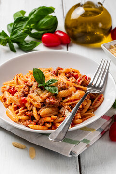 Malloreddus al rag&ugrave; di manzo, Pasta Sarda, Cucina Italiana 