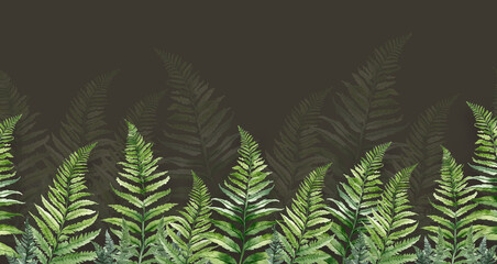 Large tropical leaves on a textured background. Photo wallpaper and mural for walls. © antura