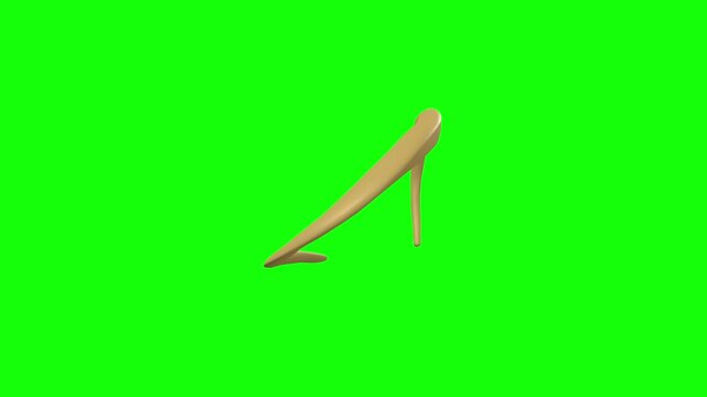 Left Fornix of Forebrain Rotation Green Screen CC BY