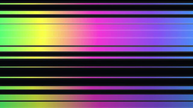 Vibrant neon gradient horizontal