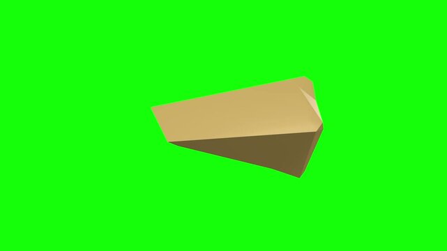 Interpeduncular Fossa Rotation Green Screen CC BY