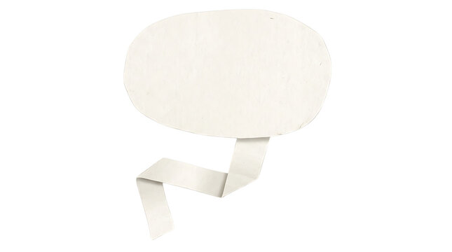 white paper speech bubble with black background for comments and feedback