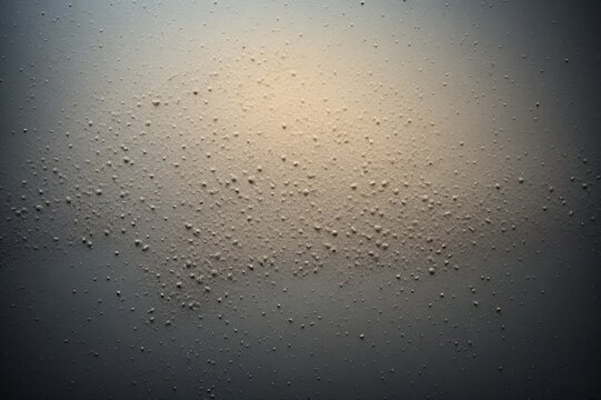 Overhead view of dust particles on a grey surface