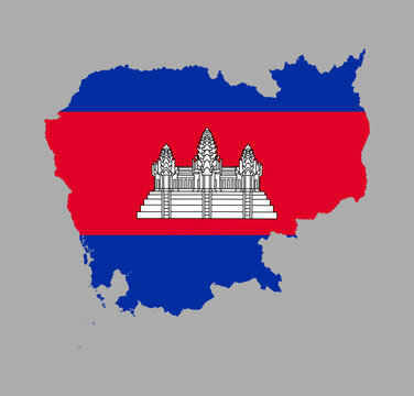 map of cambodia