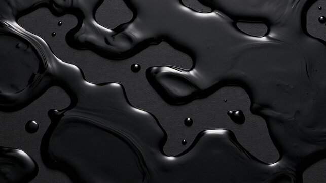 Close-up of a black surface with a textured pattern. the surface appears to be made of a smooth, glossy material, with a glossy finish.